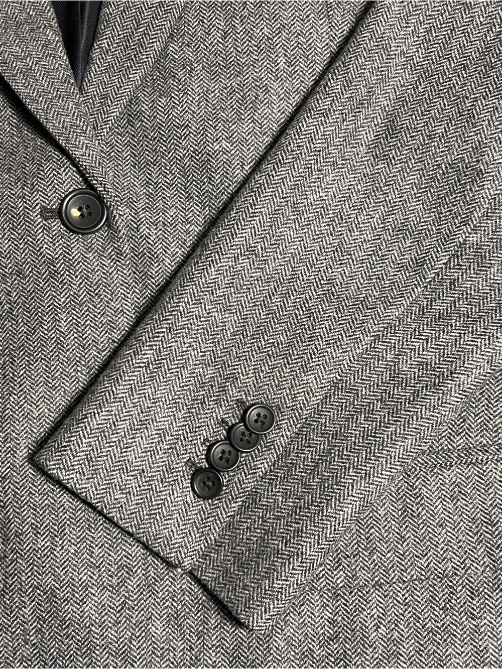 NWT Everlane Grey Herringbone Oversized Blazer, Size 10 - Picture 8 of 14
